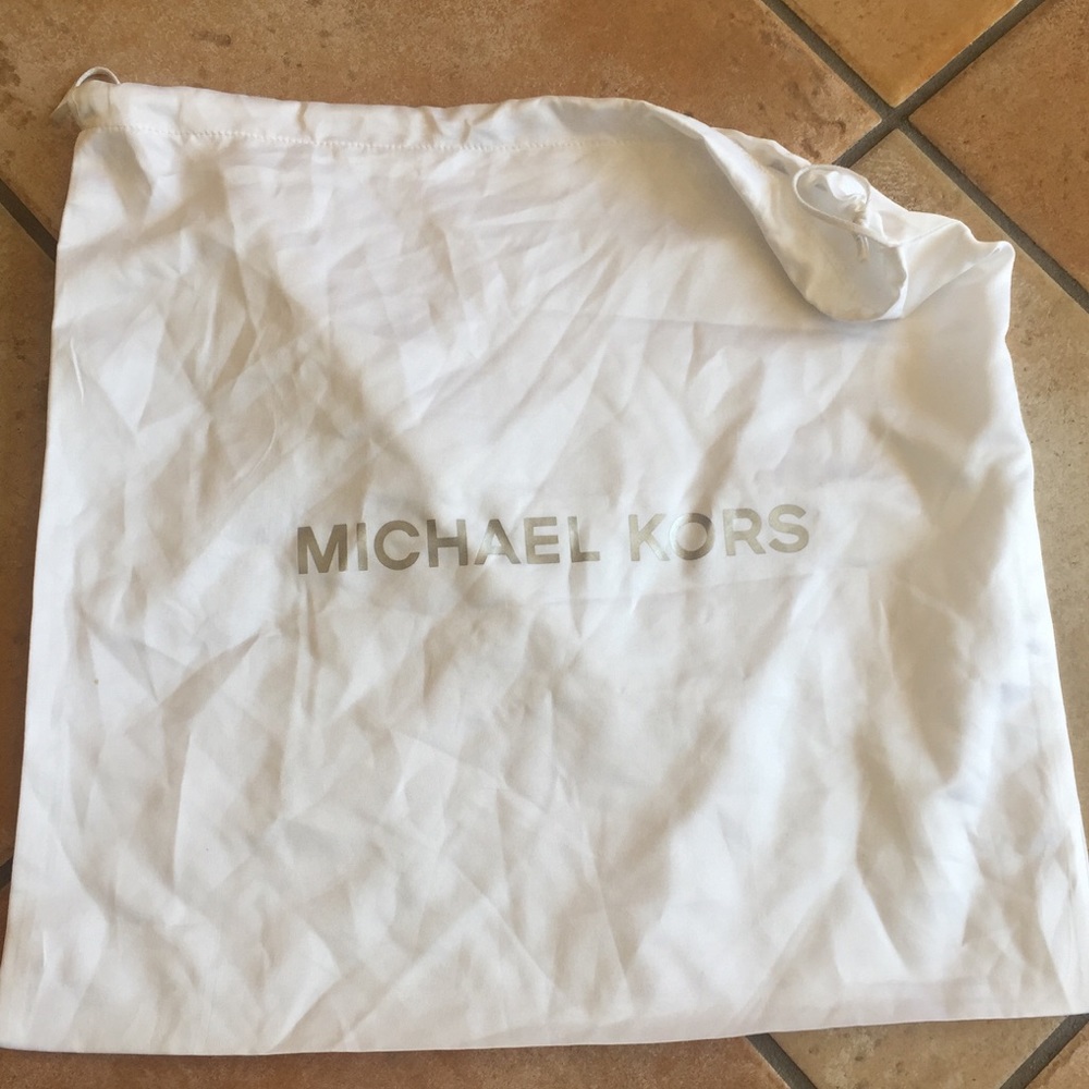 New Michael Kors dust Bag white drawstring